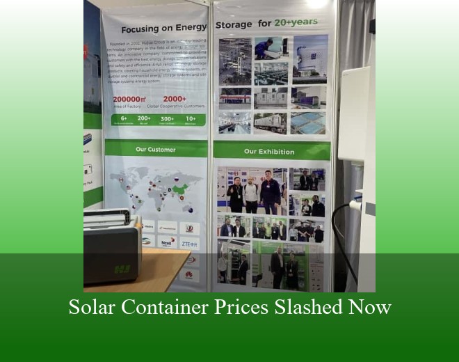 Solar Container Prices Slashed Now